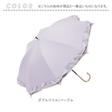 because ビコーズ 晴雨兼用傘 長傘 遮熱性 通販 傘 雨傘 日傘 晴雨兼用 UVカット 遮光 刺繍 紫外線対策 紫外線カット レディース デザイン PUコーティング 通勤 通学 おしゃれ