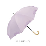 because ビコーズ 晴雨兼用傘 長傘 遮熱性 通販 傘 雨傘 日傘 晴雨兼用 UVカット 遮光 刺繍 紫外線対策 紫外線カット レディース デザイン PUコーティング 通勤 通学 おしゃれ