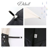 ビコーズ 傘 because 通販 日傘 遮光 長傘 晴雨兼用 雨傘 晴雨兼用傘 UVカット 手開き 50cm 50センチ 軽量 軽い かさ カサ おしゃれ 大人 かわいい シンプル 通勤 通学 女性 女の子
