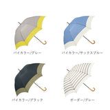傘 レディース 長傘 耐風 通販 because ユーデイ ブランド グラスファイバー 晴雨兼用 uvカット 60cm 60センチ ユニセックス メンズ 紫外線 シンプル 無地 おしゃれ 通勤 通学 雨傘 かさ