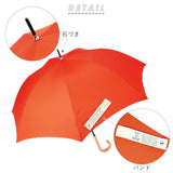 傘 レディース 長傘 耐風 通販 because ユーデイ ブランド グラスファイバー 晴雨兼用 uvカット 60cm 60センチ ユニセックス メンズ 紫外線 シンプル 無地 おしゃれ 通勤 通学 雨傘 かさ