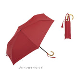 because ビコーズ 折りたたみ傘 50cm 通販 晴雨兼用傘 折り畳み傘 雨傘 日傘 折り畳み 折りたたみ 日よけ 日除け UVカット 紫外線カット ハンドル バンブー 袋 持ち手つき トート