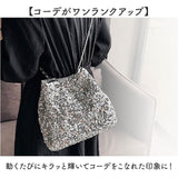 スパンコール バッグ 通販 パーティバッグ トートバッグ 2way 斜めがけ スパンコールバック ななめがけ ショルダーバッグ パーティーバック パーティー ミニトート 小さめ ミニバッグ