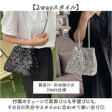 スパンコール バッグ 通販 パーティバッグ トートバッグ 2way 斜めがけ スパンコールバック ななめがけ ショルダーバッグ パーティーバック パーティー ミニトート 小さめ ミニバッグ