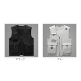 フィッシングベスト 登山 釣り ベスト 薄手 通販 ジレ ジャケット 釣りベスト カメラマンベスト ワークベスト チョッキ 作業着 ワーク服 作業服 ジップアップ ポケット ミリタリー 多機能