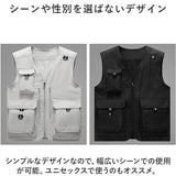 フィッシングベスト 登山 釣り ベスト 薄手 通販 ジレ ジャケット 釣りベスト カメラマンベスト ワークベスト チョッキ 作業着 ワーク服 作業服 ジップアップ ポケット ミリタリー 多機能