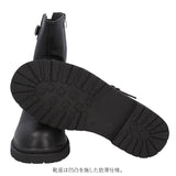 ブーツ レディース 通販 ショートブーツ エンジニアブーツ bullet jam バレットジャム BJ-18112 ワークブーツ ブランド ブラック 黒 ミドル丈ブーツ インヒール カジュアルシューズ