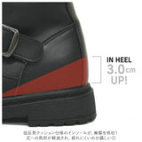 ブーツ レディース 通販 ミドルブーツ エンジニアブーツ bullet jam バレットジャム BJ-19112 ワークブーツ ブランド ブラック 黒 ミドル丈ブーツ インヒール カジュアルシューズ