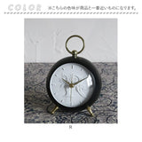 目覚まし時計 アナログ 通販 目覚まし 時計 めざまし時計 アラームクロック おしゃれ BRESKORD ブレスコード 置き時計 電池式 目覚し時計 置時計 イニシャル ミニ 卓上 ナチュラル