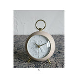 目覚まし時計 アナログ 通販 目覚まし 時計 めざまし時計 アラームクロック おしゃれ BRESKORD ブレスコード 置き時計 電池式 目覚し時計 置時計 イニシャル ミニ 卓上 ナチュラル