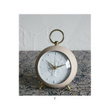 目覚まし時計 アナログ 通販 目覚まし 時計 めざまし時計 アラームクロック おしゃれ BRESKORD ブレスコード 置き時計 電池式 目覚し時計 置時計 イニシャル ミニ 卓上 ナチュラル