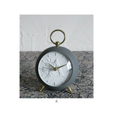 目覚まし時計 アナログ 通販 目覚まし 時計 めざまし時計 アラームクロック おしゃれ BRESKORD ブレスコード 置き時計 電池式 目覚し時計 置時計 イニシャル ミニ 卓上 ナチュラル