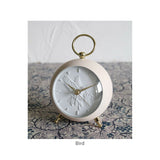 目覚まし時計 アナログ 通販 目覚まし 時計 めざまし時計 アラームクロック おしゃれ BRESKORD ブレスコード 置き時計 電池式 目覚し時計 置時計 イニシャル ミニ 卓上 ナチュラル