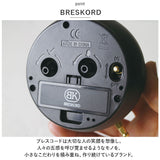 目覚まし時計 アナログ 通販 目覚まし 時計 めざまし時計 アラームクロック おしゃれ BRESKORD ブレスコード 置き時計 電池式 目覚し時計 置時計 イニシャル ミニ 卓上 ナチュラル