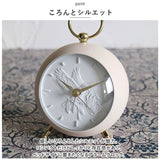 目覚まし時計 アナログ 通販 目覚まし 時計 めざまし時計 アラームクロック おしゃれ BRESKORD ブレスコード 置き時計 電池式 目覚し時計 置時計 イニシャル ミニ 卓上 ナチュラル