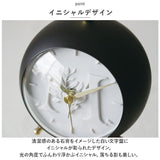 目覚まし時計 アナログ 通販 目覚まし 時計 めざまし時計 アラームクロック おしゃれ BRESKORD ブレスコード 置き時計 電池式 目覚し時計 置時計 イニシャル ミニ 卓上 ナチュラル