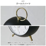 目覚まし時計 アナログ 通販 目覚まし 時計 めざまし時計 アラームクロック おしゃれ BRESKORD ブレスコード 置き時計 電池式 目覚し時計 置時計 イニシャル ミニ 卓上 ナチュラル