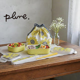 ランチ巾着 バッグ 保冷 通販 日本製 Plune 弁当袋 ランチバッグ お弁当入れ お弁当袋 巾着袋 保冷巾着 お弁当包み 弁当包み 子供 子ども 入園 入学 大人 かわいい おしゃれ おべんとう袋