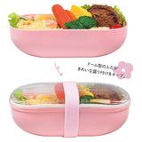 お弁当箱 1段 ドーム型 通販 日本製 弁当箱 一段 ランチボックス 600ml お弁当 女子 大人 ふたを外して 電子レンジ対応 食洗機対応 おしゃれ かわいい 女性 女の子 高校生 中学生