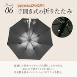 傘 レディース 大人 通販 長傘 50cm 晴雨兼用 かさ カサ 雨傘 日傘 晴雨兼用傘 ブラックコーティング 遮光率 手開き UVカット 紫外線カット 8本骨 安全ろくろ 婦人傘 レディース傘