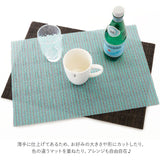 ランチョンマット おしゃれ 通販 撥水 はっ水 洗える 手洗い OK シンプル 無地 チェック ストライプ メッシュ テーブルマット ブランナーマット テーブルランナー プチギフト