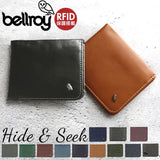 ベルロイ 財布 通販 ブランド bellroy ハイド&シーク rfid 二つ折り 札入れ 小銭入れ 薄い スキミング防止 革 レザー ブラック 黒 薄い財布 メンズ プレゼント おしゃれ 小さめ 40代 HIDE