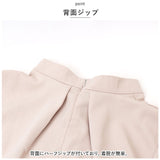 フレアブラウス ブラウス レディース 長袖 通販 スカーフタイ フレアスリーブ フレア袖 フレア スリーブ ラッフル おしゃれ きれいめ 夏 袖コンシャス ビジネス セレモニー オフィス