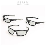 サングラス 偏光 調光 通販 調光偏光サングラス 調光ハイパーサテライト スポーツ偏光グラス HYPER SATELLITE 動く鼻パッド 動く鼻あて 選べる 動くテンプル 動くつる 調光偏光サテライト