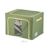 窓付 積み重ね 収納ボックス 72L 衣類収納 通販 衣装ケース 窓付き 折りたたみ式 折り畳み式 クローゼット収納 収納ケース 前開き 上開き 衣替え 整理 洋服 収納 ボックス ケース 衣装