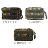 MOLLE ポーチ スマホ ウエストポーチ 定番 ベルト通し ミリタリー メンズ ウエストバッグ ポーチ B5901