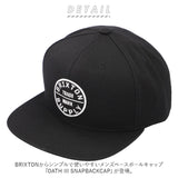 ブリクストン キャップ BRIXTON 通販 メンズ OATH III OATH 3 オース3 SNAPBACK CAP スナップバック 帽子 フラットキャップ 平つば フラットバイザー 野球帽 ベースボールキャップ