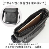 ショルダーバッグ メンズ 斜めがけ かっこいい 小さめ 通販 ショルダーバック 斜めがけバッグ 大人 通勤 通学 ビジネス B5 縦型 縦長 軽量 軽い 合皮 ペットボトル 旅行 ファスナー付き