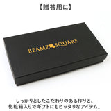 長財布 メンズ ブランド 通販 長 財布 ロングウォレット さいふ サイフ ウォレット 革 レザー ラウンドファスナー 本革 牛革 おしゃれ 男性 ベジタブルレザー BEAMZ SQUARE