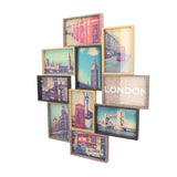 フォトフレーム 壁掛け 通販 写真立て 複数 木製 ハガキサイズ ポストカード KGサイズ アンティーク 風 ヴィンテージ 風 ウェルカムボード かわいい しゃしんたて 結婚祝い おしゃれ