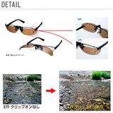 クリップサングラス  エロイコ EROICO  サングラス 偏光 クリップ uvカット 偏光グラス 通販 UV 紫外線 はねあげグラス 偏光サング スポーツ・アウトドア  ok-cr-009