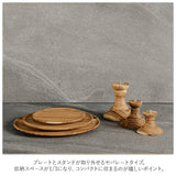 ケーキスタンド 木 l 通販 木製 大皿 コンポート 皿 ケーキプレート ケーキトレー ケーキ スタンド 可愛い お皿 プレート ケーキ皿 オードブル サンドウィッチ アフタヌーンティー