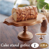 ケーキスタンド 木 l 通販 オーバル 木製 大皿 ケーキプレート コンポート 皿 ケーキトレー ケーキ スタンド 可愛い お皿 プレート ケーキ皿 オードブル サンドウィッチ