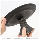 ケーキスタンド 木 通販 黒 白 木製 小皿 コンポート 皿 ケーキプレート ケーキトレー ケーキ スタンド 可愛い お皿 プレート ケーキ皿 オードブル サンドウィッチ アフタヌーンティー