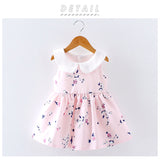 ベビー服 女の子 おしゃれ 通販 ワンピース 半袖 ノースリーブ 夏 春 花柄　 きれいめ 70cm 80cm 90cm 100cm 1歳 赤ちゃん 2歳 ベビー服 3歳 ベビーウェア 上品 可愛い ガーリー