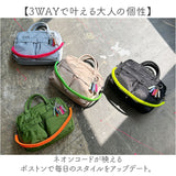 cheek バッグ チーク C25008 通販 ショルダーバッグ ショルダーバック 斜めがけバッグ 2way ミニボストンバッグ ハンドバッグ レディース メンズ 女性 男性 パラコードハンドル おしゃれ