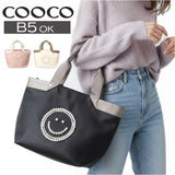 cooco スマイル バッグ 通販 クーコ トートバッグ トート 手提げバッグ レディース 小さめ 手提げバック バック レディースバッグ 鞄 かばん カバン 軽量 ギフト 贈り物 大人 カジュアル