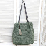 クーコ cooco トートバッグ 26131-12010 通販 トートバック 肩掛けバッグ 肩掛けバック かごバッグ ペーパー レディース 夏 春夏 お出かけ 旅行 おしゃれ 大人 かわいい タッセル