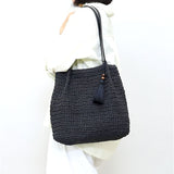 クーコ cooco トートバッグ 26131-12010 通販 トートバック 肩掛けバッグ 肩掛けバック かごバッグ ペーパー レディース 夏 春夏 お出かけ 旅行 おしゃれ 大人 かわいい タッセル