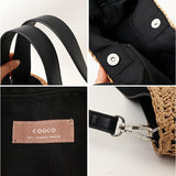 クーコ COOCO ショルダーバッグ 26131-12011 通販 ショルダーバック 斜めがけバッグ 肩掛けバッグ かごバッグ 大きめ A4 通勤 通学 レディース 夏 春夏 旅行 おしゃれ 大人 かわいい