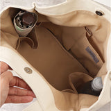 カシュカシュ cachecache ショッパーバッグ トート 通販 ショッパー 手提げ トートバッグ トートバック ショッパーバック カジュアルバッグ ガーメント PU 合成皮革 シンプル 無地