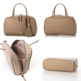 カシュカシュ cachecache バッグ 10-00-02970 通販 ボストンバッグ チャーム付横長ボストン 手提げ ボストンバック レディース フェイクレザー 合皮 ハンドバッグ 合成皮革 きれいめ
