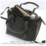カシュカシュ トートバッグ cache cache 74940 通販 レディース ショルダーバッグ トートバック ショルダーバック フェイク レザー 合皮 キャンバス 肩掛け ミニバッグ バッグ バック