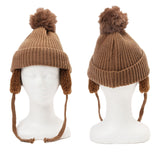 ニット帽 キッズ 通販 ベビー 子供帽子 ニット帽子 防寒帽子 耳あて 帽子 ボア ぼうし 防寒 耳保護 かわいい 男女兼用 ボンボン 子供 子ども こども 子供用