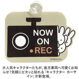 キャラクター カーサイン 通販 吸盤 カー用品 車用 車用品 NOW ON REC あおり運転 煽り運転防止 ドラレコ サイン セキュリティ 録画中 セーフティサイン 煽り運転対策 カーサイン吸盤付き