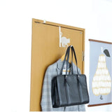 ドアフック おしゃれ ねこ 通販 ドアハンガー ハンガーフック 扉フック コートハンガー ドア用フック かわいい 可愛い キャット 扉 ドア フック 引っ掛け 吊り下げ ネコ 猫 スチール 衣類